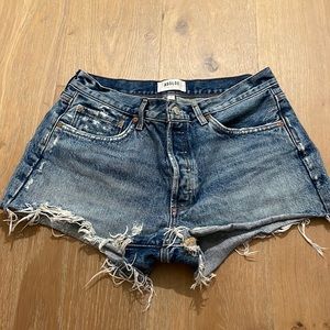 AGOLDE Parker distressed denim shorts - used VERY GOOD condition